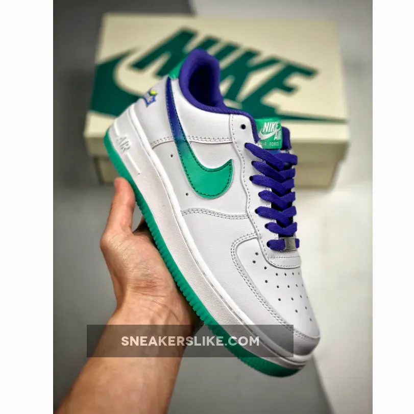 Nike Air Force 1 Low 'Sprite' White Green Blue Green And Blue Air Force 1
