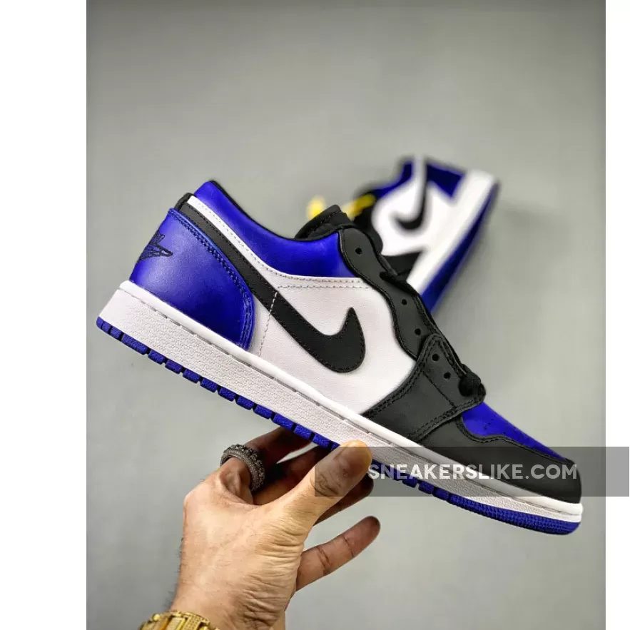 Air Jordan 1 Low 'Royal Toe' Unisex CQ9446-400 Sport Royal/Black-White AJ1 / royal toe lows