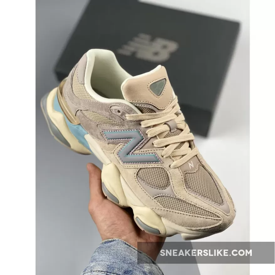 New Balance 9060 Ivory Cream Pink Sand