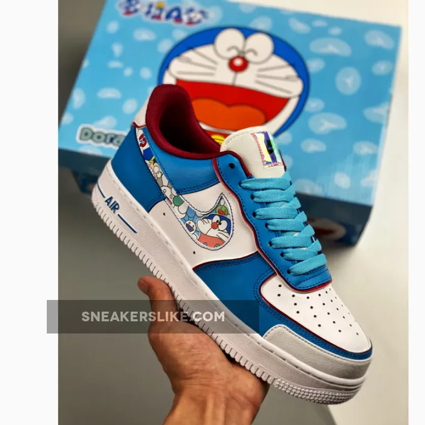 Doraemon X Nike Air Force 1 Low White Blue Restock