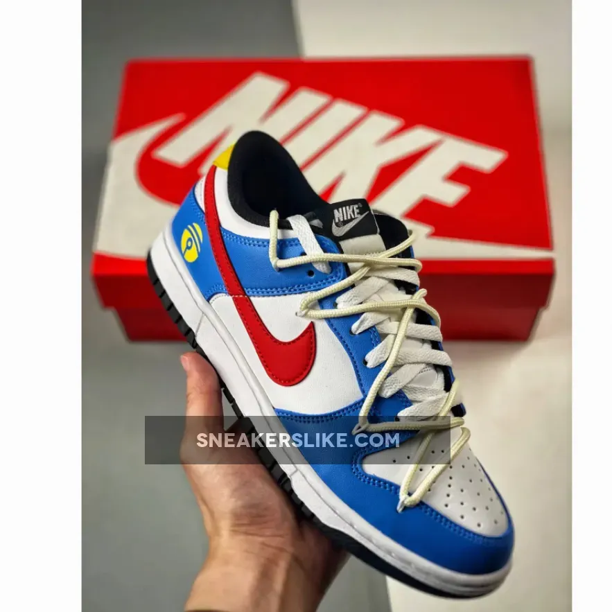 Nike Dunk Low Doraemon Sail Blue Red To Buy