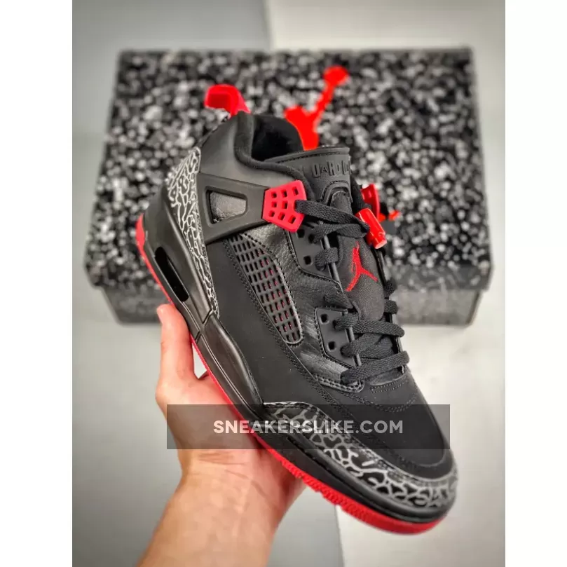 Jordan Spizike Low "Bred" Black/Gym Red-Sail FQ1759-006
