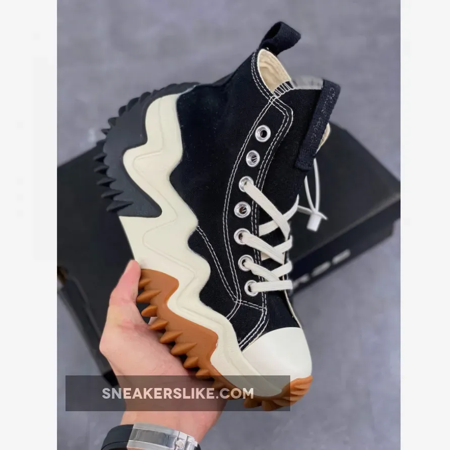 Converse Run Star Motion Black/White Gum Honey / converse motion sneaker