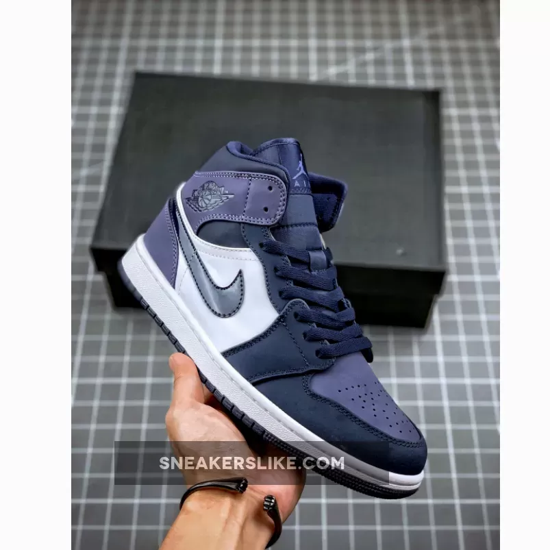 Jordan 1 Mid Sanded Purple 554724-445 / aj1 sanded purple