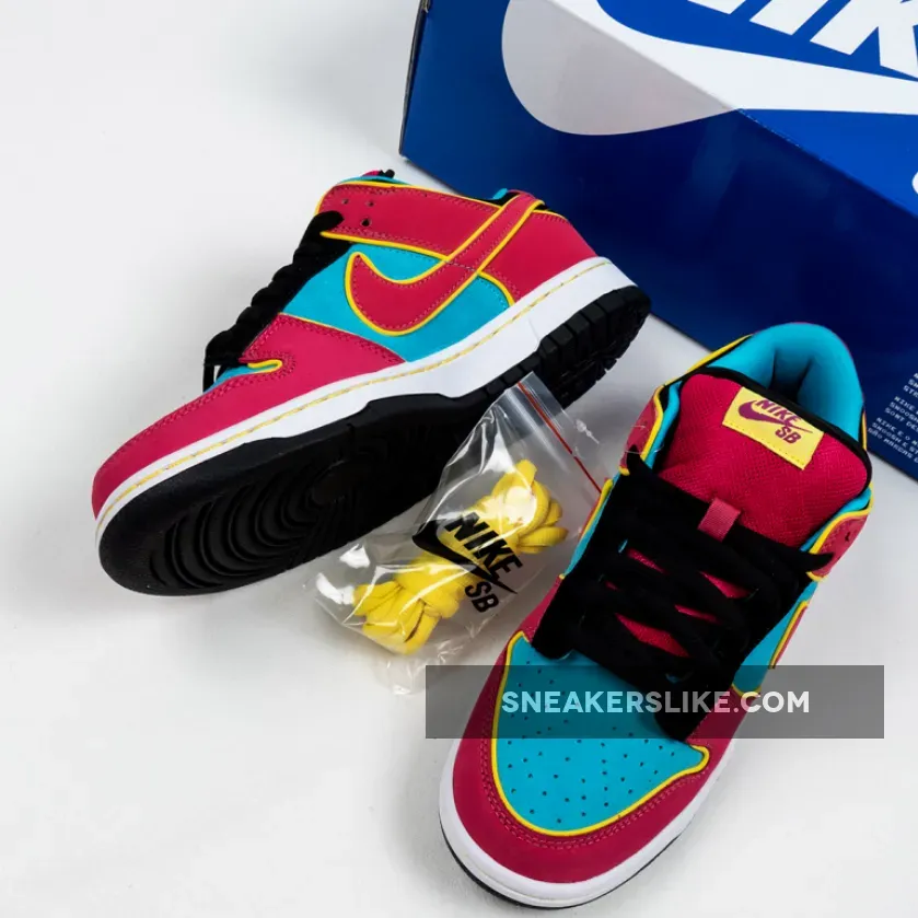 Nike SB Dunk Low Premium ‘Ms. Pacman’ Chlorine Blue/Cersie Online SneakersLike