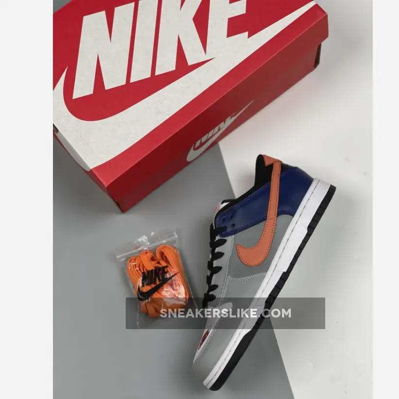 Nike Dunk Low 'EKIN' White/Neutral Grey-Orange Trance DC7454-100 ekin nike