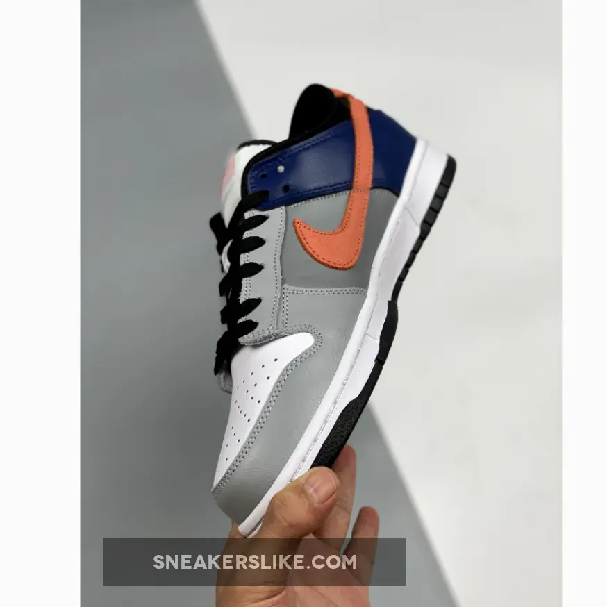 Nike Dunk Low 'EKIN' White/Neutral Grey-Orange Trance DC7454-100 ekin nike