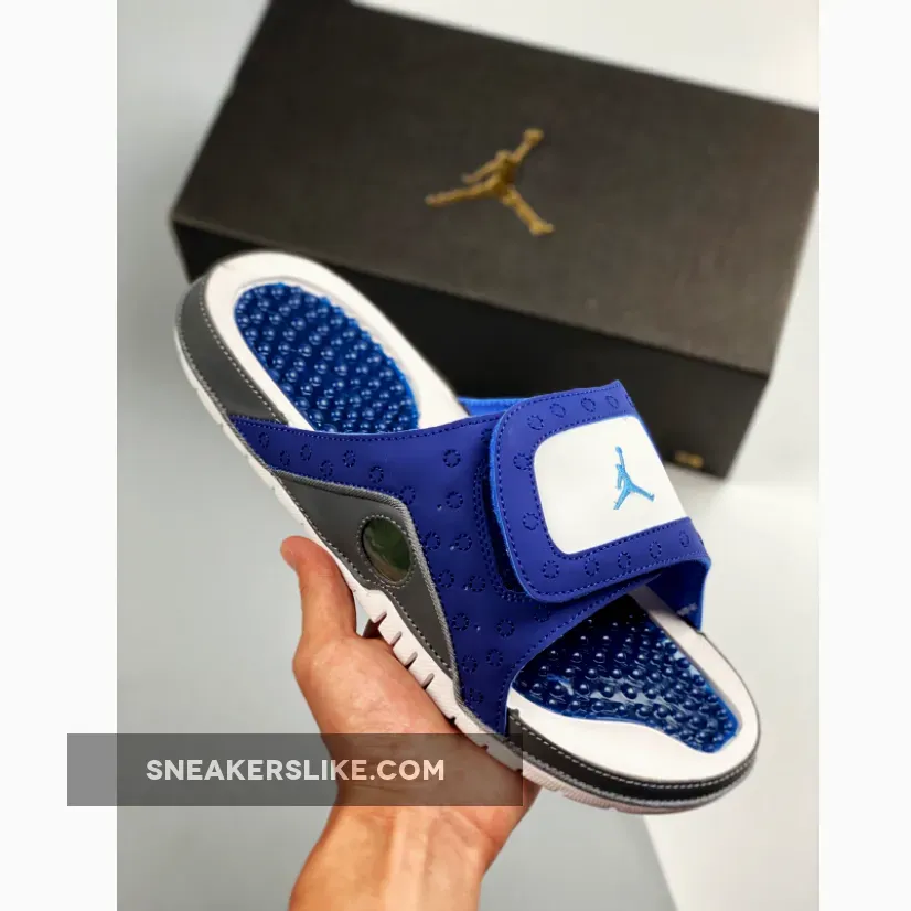 Air Jordan Hydro 13 White Blue Online