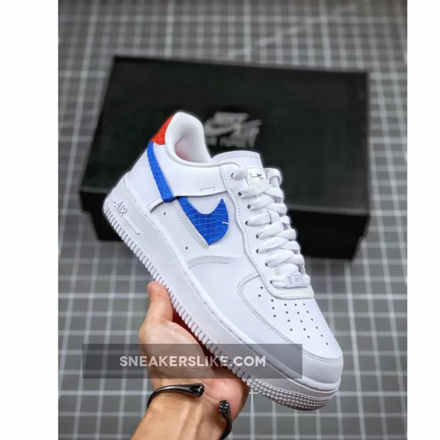Nike Air Force 1 LXX White/Game Royal/University Red DC1164-100 Brand New