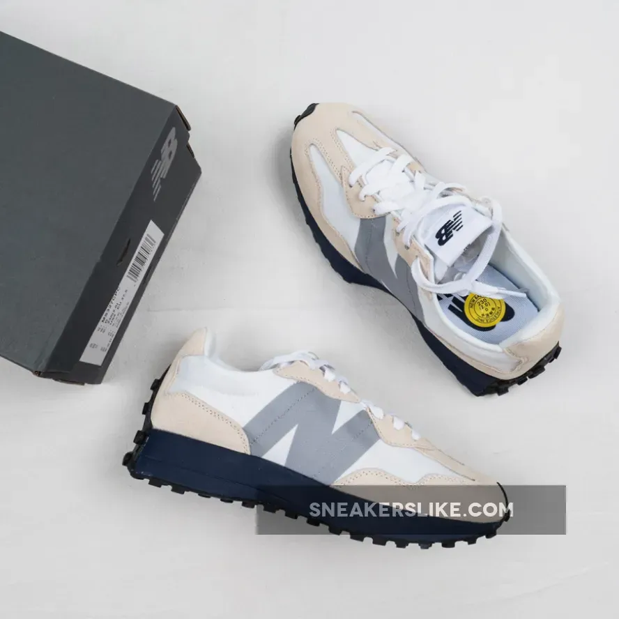 New Balance 327 White Navy MS327CPC