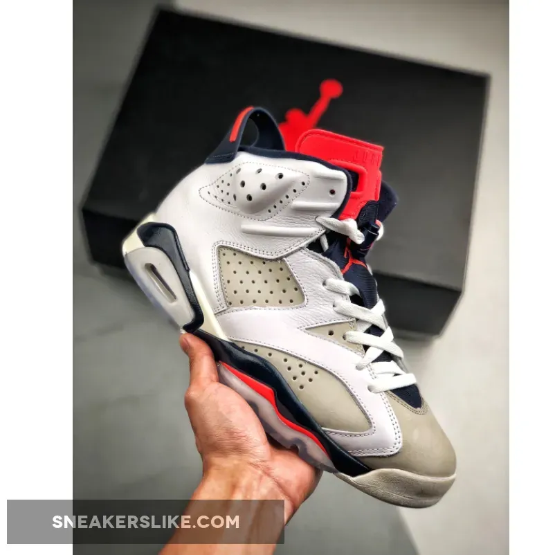 Air Jordan 6 Tinker White/Infrared 23-Neutral Grey-Sail 384664-104 / air jordan 6 retro white infrared 23 neutral grey white