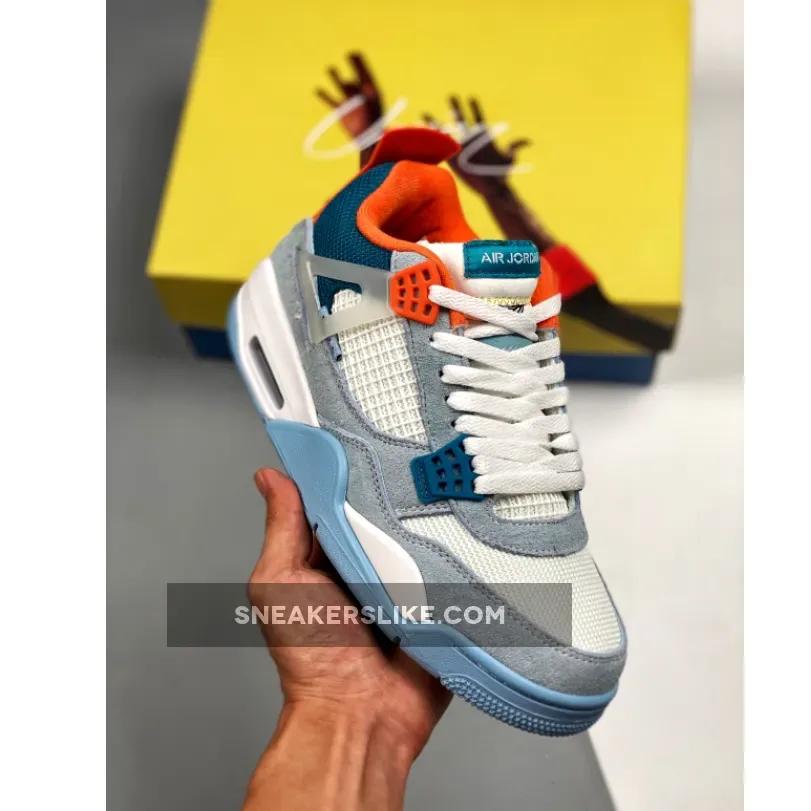 Air Jordan 4 White Blue Red New Releases