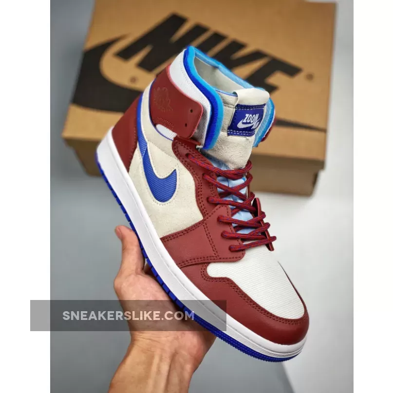 Air Jordan 1 Zoom CMFT 'Team Red' CT0979-104 AJ1 - air jordan 1 zoom cmft sail
