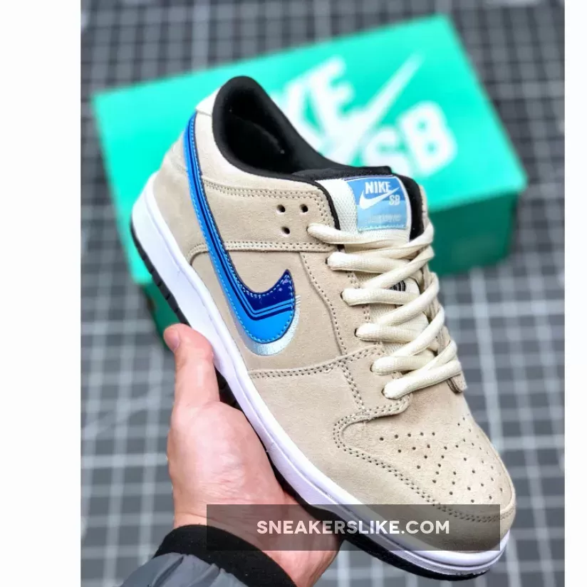 Nike SB Dunk Low 'Truck It' Light Cream/Deep Royal Blue / nike sb dunk low pro light cream/deep royal blue