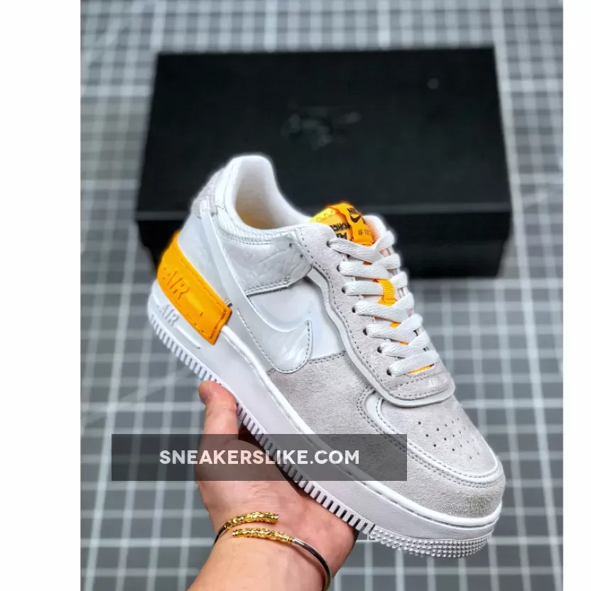 Nike Air Force 1 Shadow Beige Orange CU3446-001 Nike Air Force 1 Shadow Orange