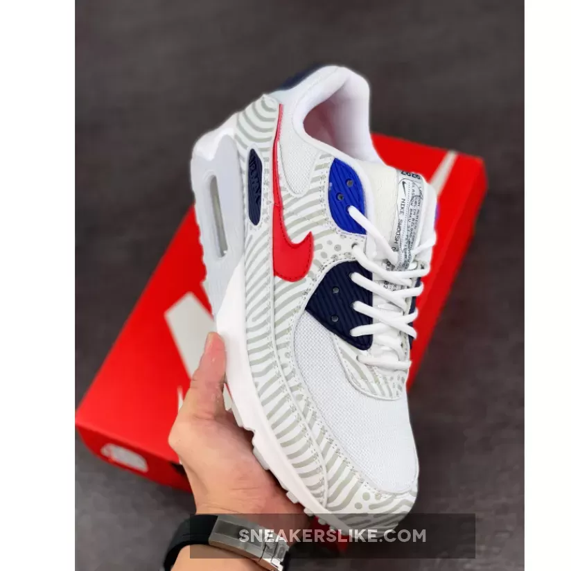 Nike Air Max 90 'Euro Tour' White Red CW7574-100 - air max 90 euro tour
