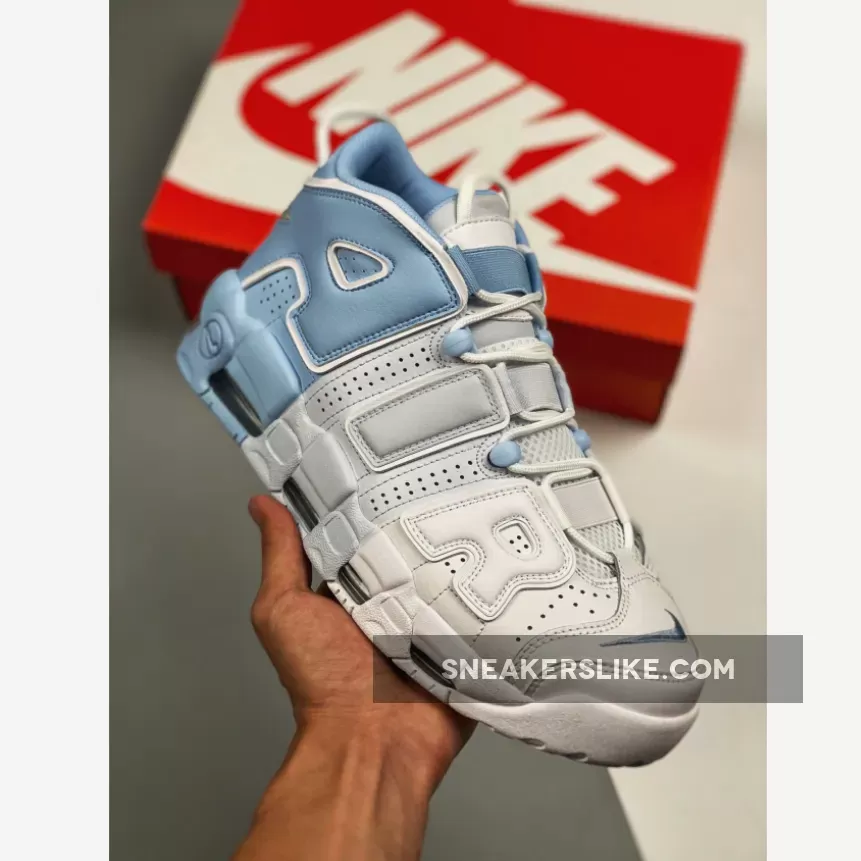 Nike Air More Uptempo White/Football Grey/Psychic Blue