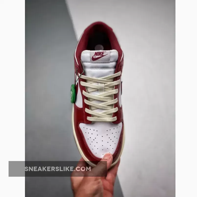 Nike Dunk Low PRM White/Team Red-Coconut Milk FJ4555-100 vintage red nike dunks