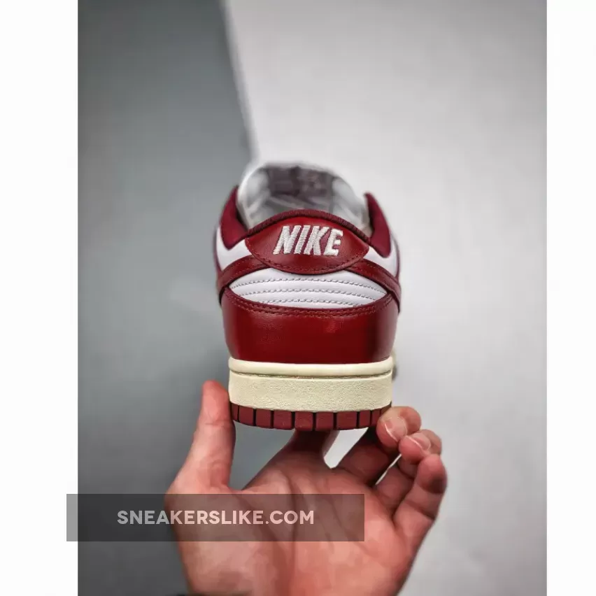 Nike Dunk Low PRM White/Team Red-Coconut Milk FJ4555-100 vintage red nike dunks