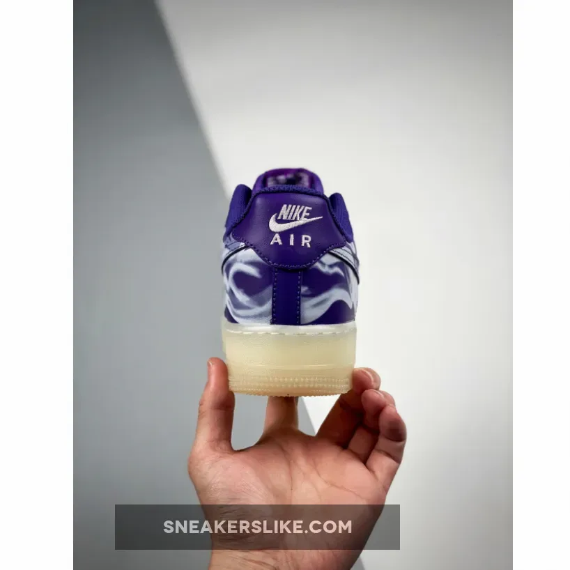 Nike Air Force 1 Skeleton Court Purple - air force 1 light purple