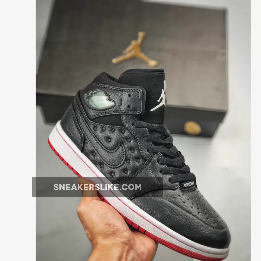 Air Jordan 1 Retro '97 Playoff Black/White-Gym Red #air jordan 1 retro 97 white