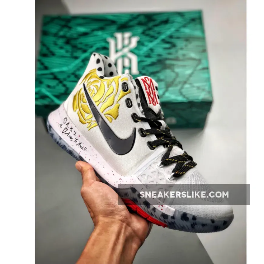 Sneaker Room x Nike Kyrie 3 'Mom' White Gold / white and gold kyrie 3