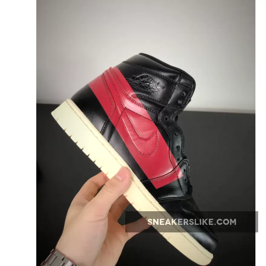 Air Jordan 1 Retro High OG Defiant 'Couture' Black/Gym Red-Muslin - couture jordan 1
