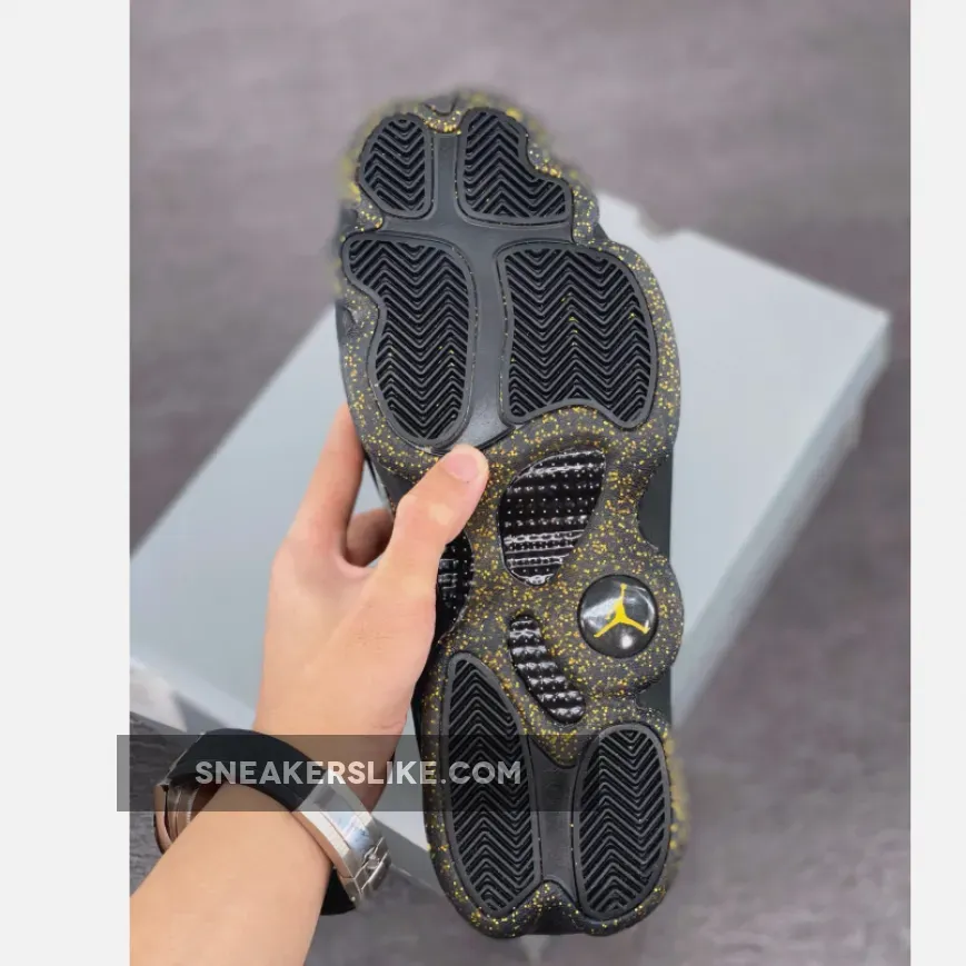 Air Jordan 13 Black/Metallic Gold DC9443-007 - gold 13 jordans