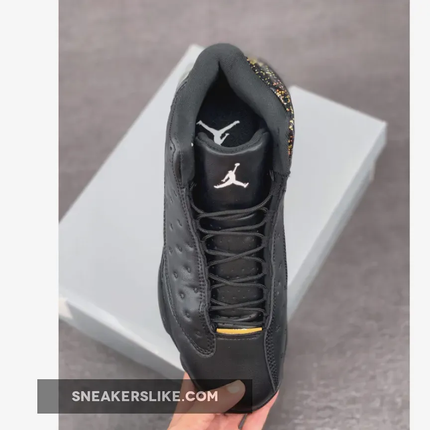 Air Jordan 13 Black/Metallic Gold DC9443-007 - gold 13 jordans