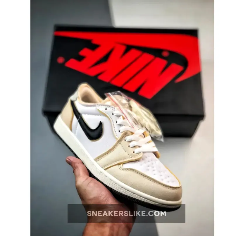 Air Jordan 1 Low OG EX White/Coconut Milk-Black DV0982-100
