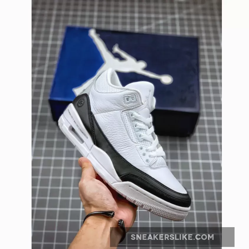 Fragment x Air Jordan 3 White/Black DA3595-100 - jordan 3 fragments