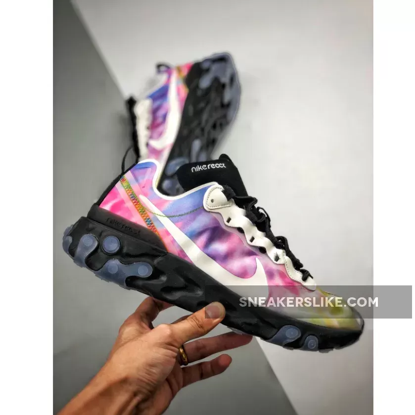 Nike React Element 55 'Tie Dye' CJ6896-901 Brand New