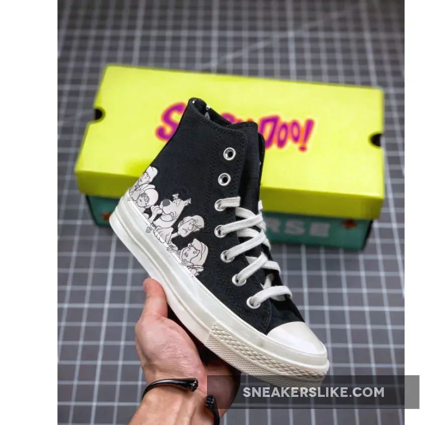 Scooby-Doo Converse Chuck 70 Hi Black 169082C Scooby Doo Converse High Tops