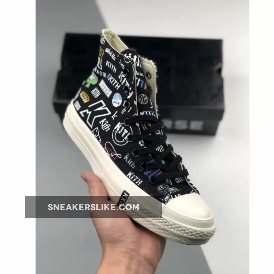 Kith X Converse Chuck 70 High '10th Anniversary' Black/Multi 172465C Online