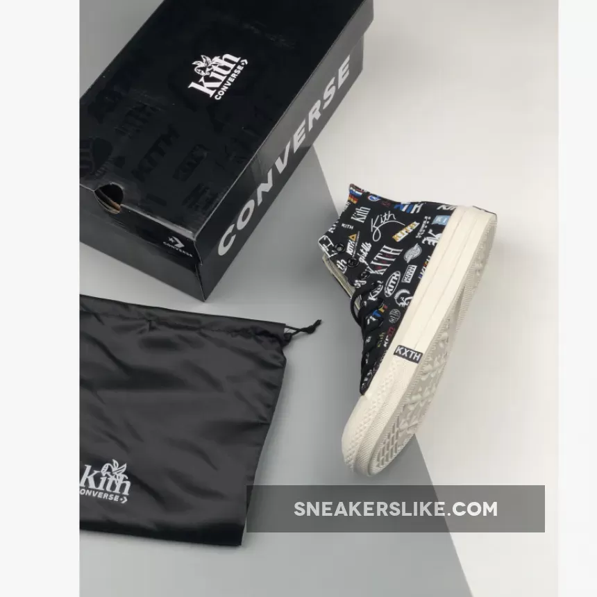 Kith 10 Off / Kith x Converse Chuck 70 High '10th Anniversary' Black/Multi