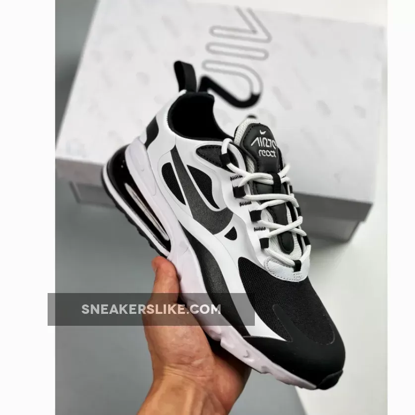 Nike Air Max 270 React 'White Black' CT1646-100 For Sale