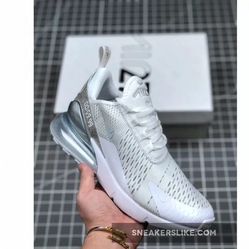 Nike Air Max 270 Metallic Summit White CD8497-100 For Sale