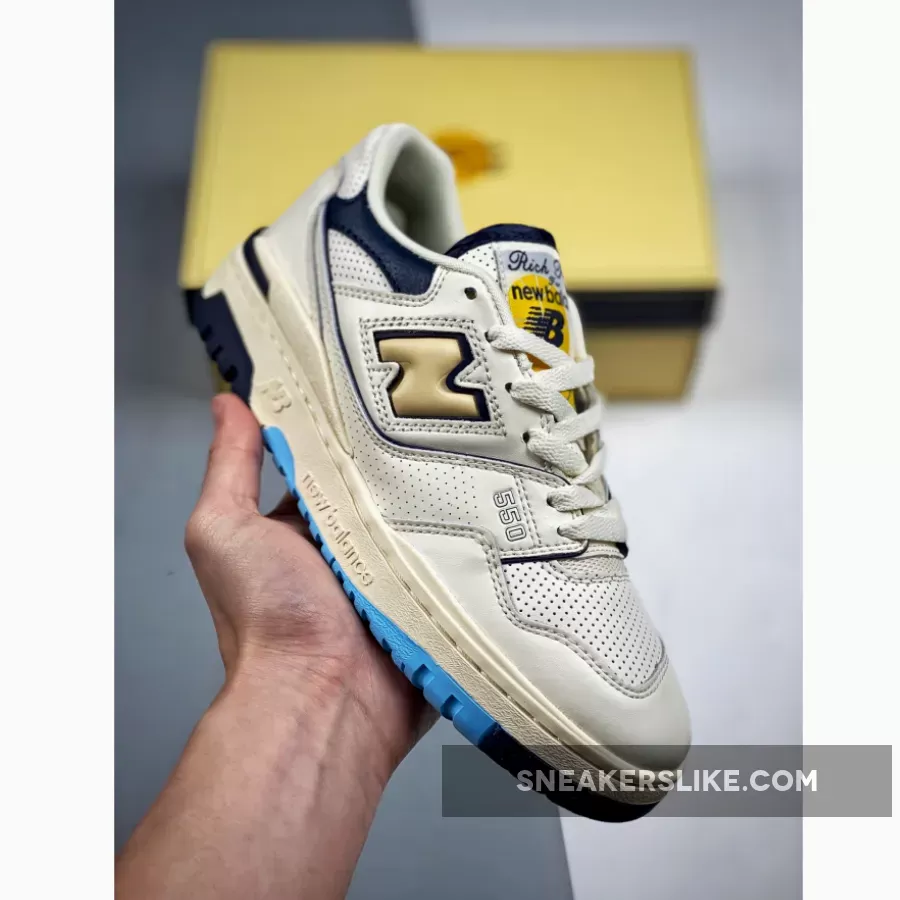 Rich Paul x New Balance 550 White Blue BB550RP1 / new balance 550 rich paul