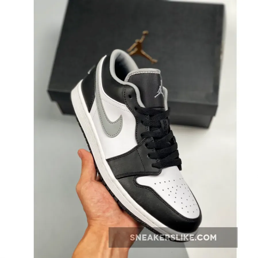 Air Jordan 1 Low Black/White/Particle Grey / jordan 1 lows black white