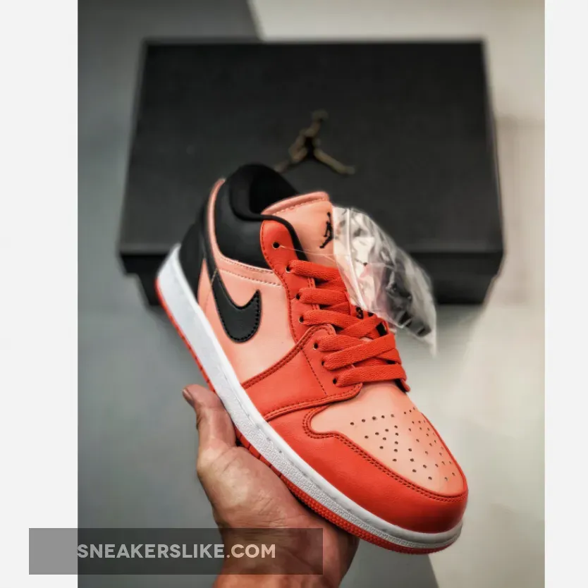 Air Jordan 1 Low Orange and Black