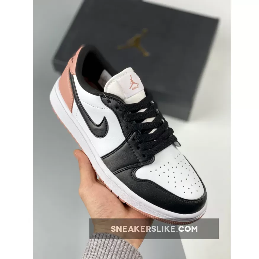 Air Jordan 1 Low Golf White/Black-Rust Pink DD9315-106 / jordan 1 rust pink low