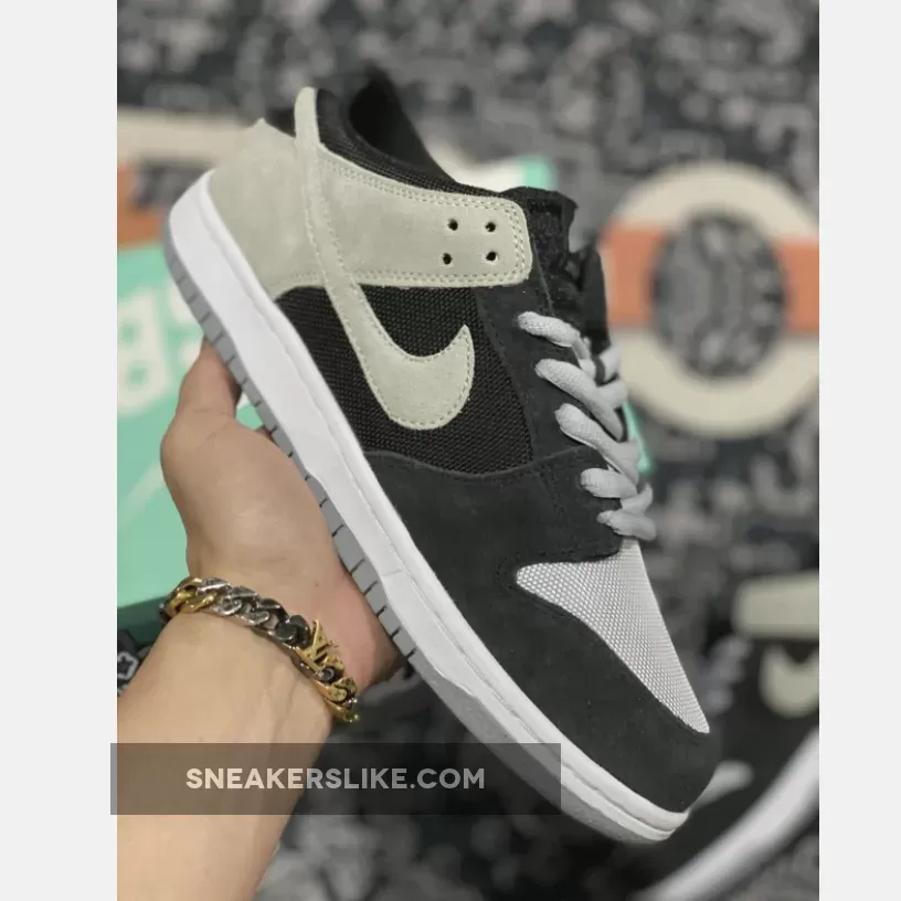 Nike SB Dunk Low Black/Wolf Grey-White 854866-001 dunk wolf gray