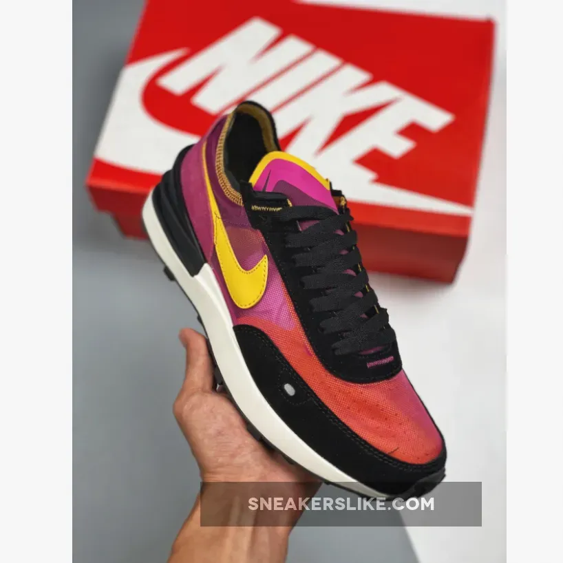 Nike Waffle One Active Fuchsia Black For Womens DC2533-600 #nike waffle one university gold