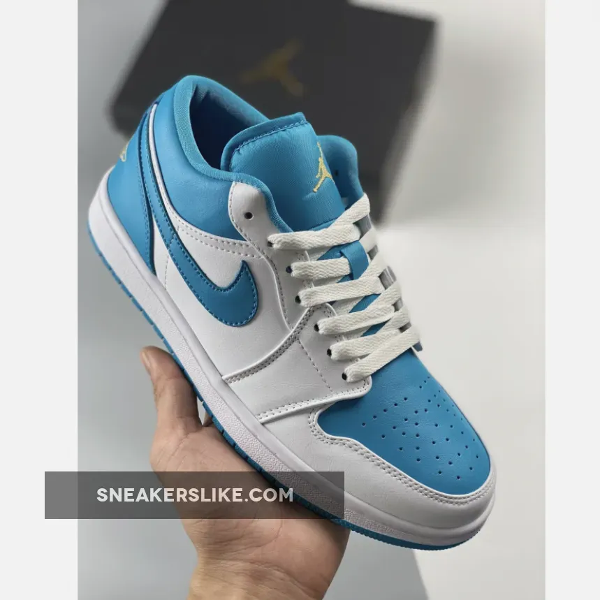 Air Jordan 1 Low 'Aquatone' White Teal 553558-174 New Releases