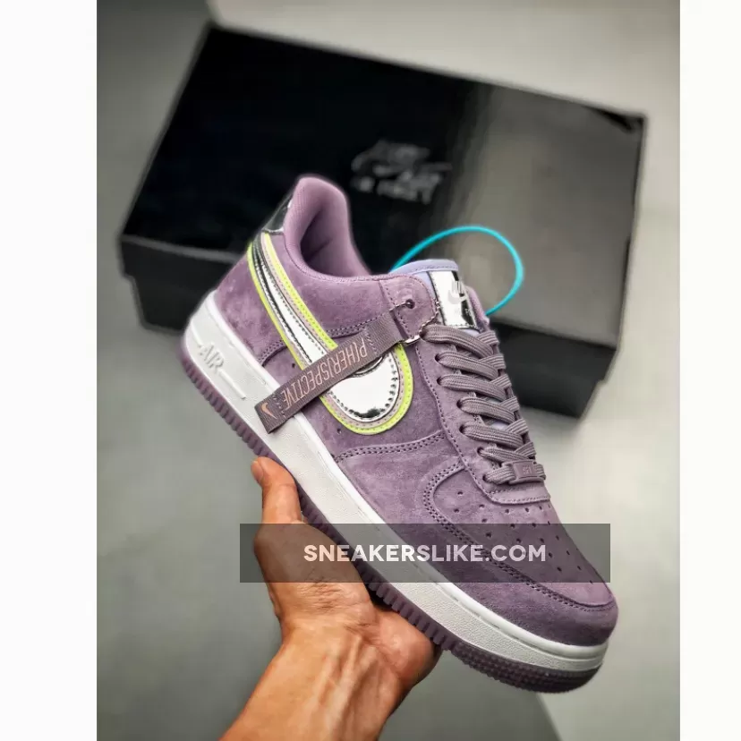 Nike Air Force 1 Low 'P(Her)spective' Violet Star/Chrome-Washed Coral-Barely Volt barely volt color
