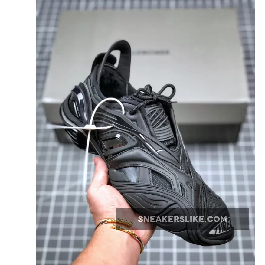 Balenciaga tyrex Rubber Sneaker Triple Black Balenciaga Black Rubber Shoes