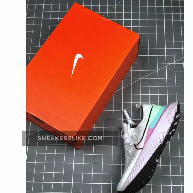Ladies Nike React Infinity Run Flyknit White Iced Lilac Pistachi CD4372-100 To Buy