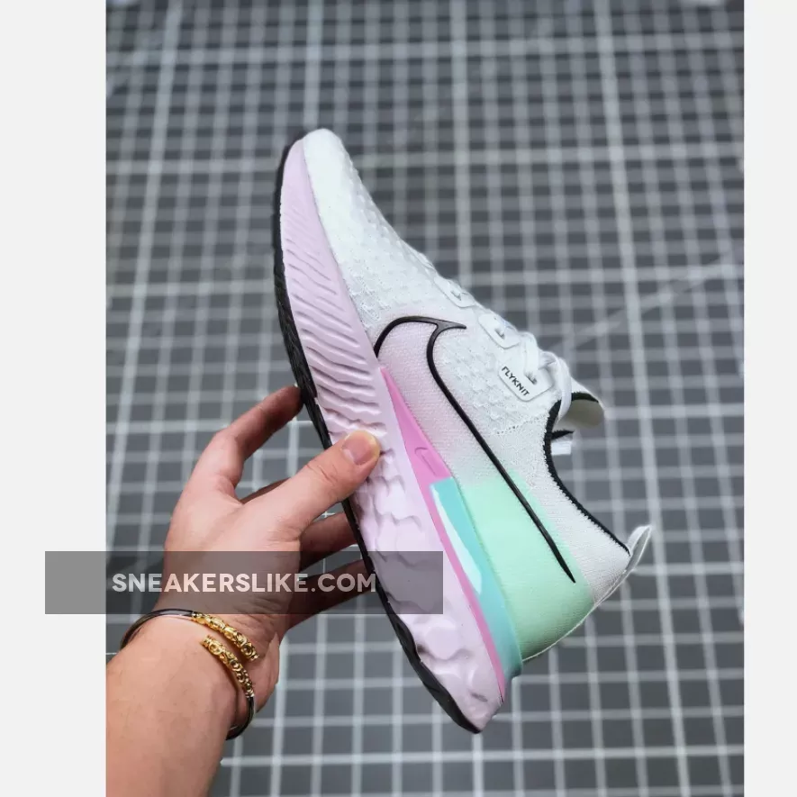 Ladies Nike React Infinity Run Flyknit White Iced Lilac Pistachi CD4372-100 To Buy