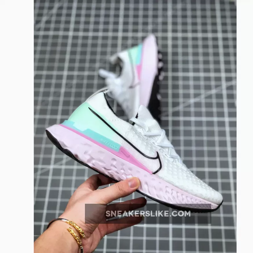 Ladies Nike React Infinity Run Flyknit White Iced Lilac Pistachi CD4372-100 To Buy