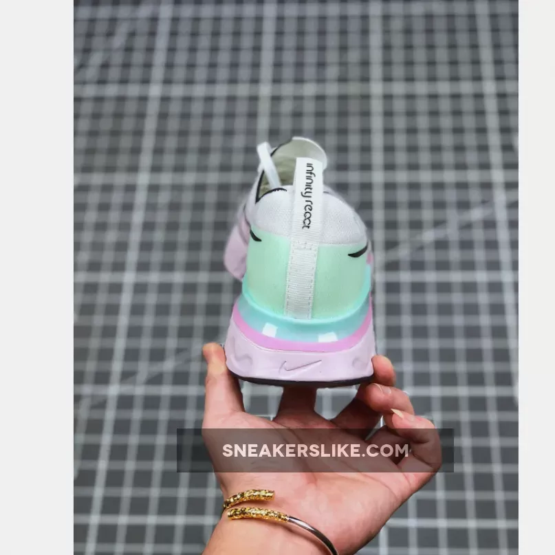 Ladies Nike React Infinity Run Flyknit White Iced Lilac Pistachi CD4372-100 To Buy